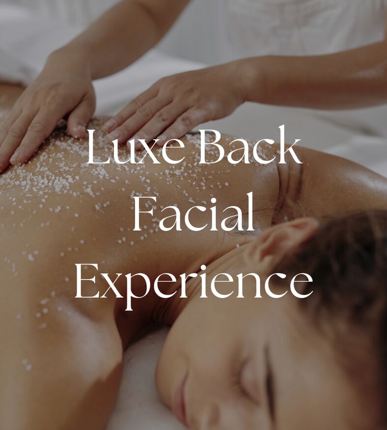At Medical Spa Club in Richmond BC, this Luxury Back facial treatment helps exfoliate and rejuvenate your skin.