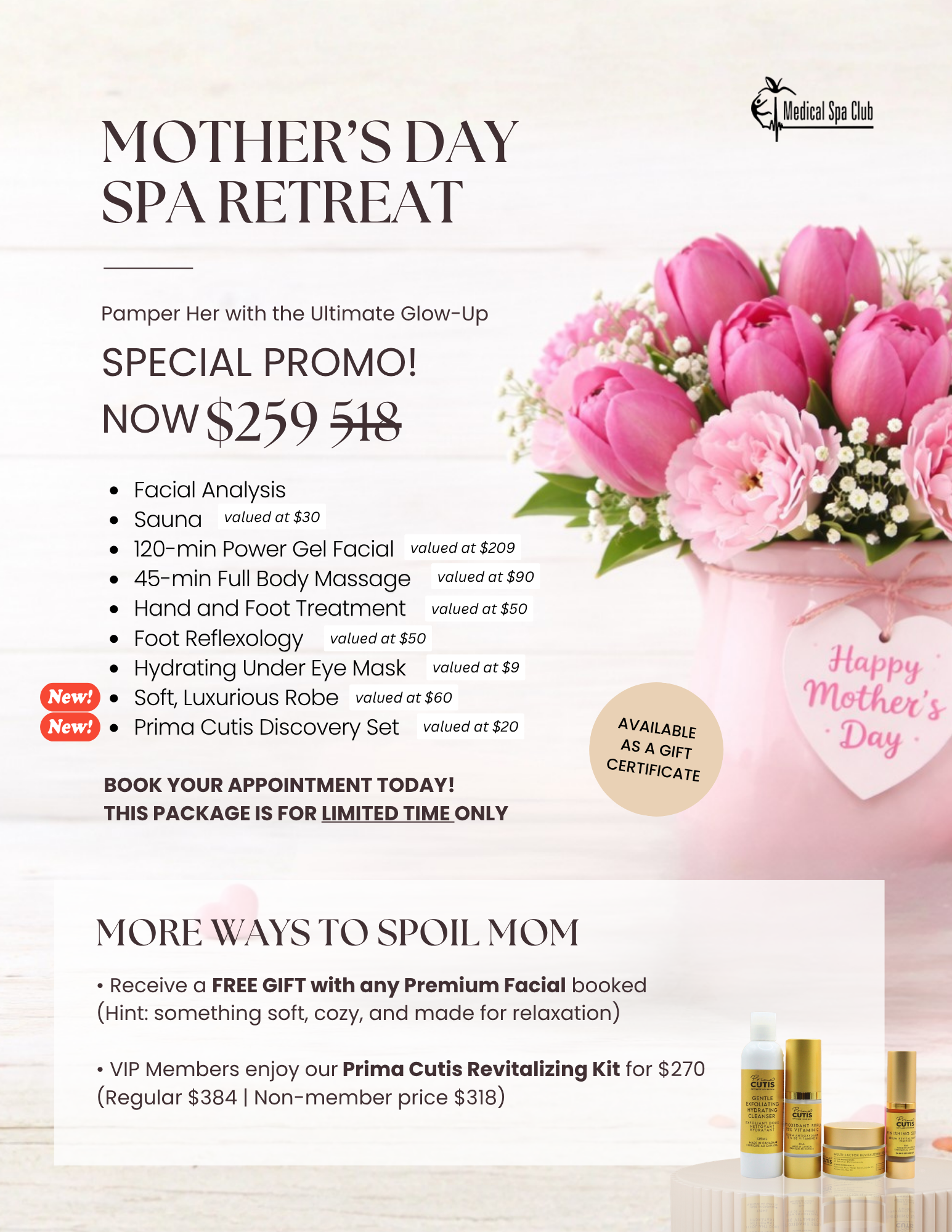 Mother's Day Facial in Richmond BC