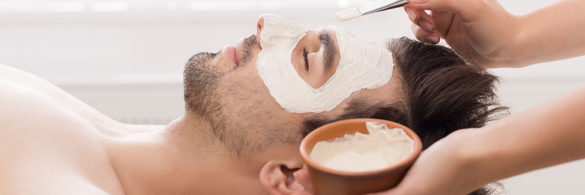 Relaxing facial for Father’s Day